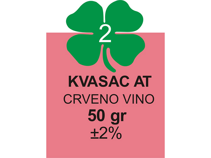 Kvasac AT crveno vino 50g