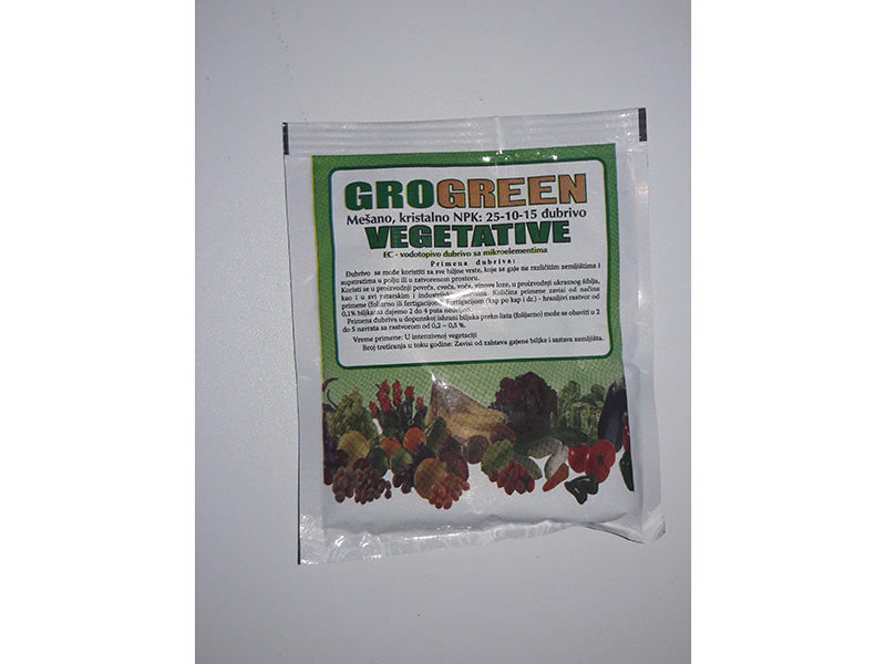GroGreen VEGETATE 25-10-15 - Slika 2