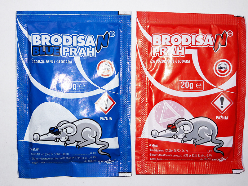 brodisan prah kesica