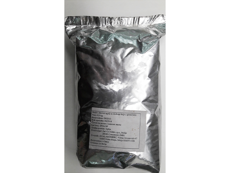 aktivni ugalj boje gran.500g