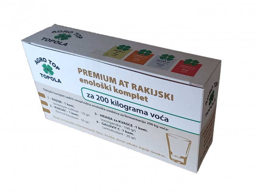 Premium AT rakijski enološki komplet 200kg - Slika 1