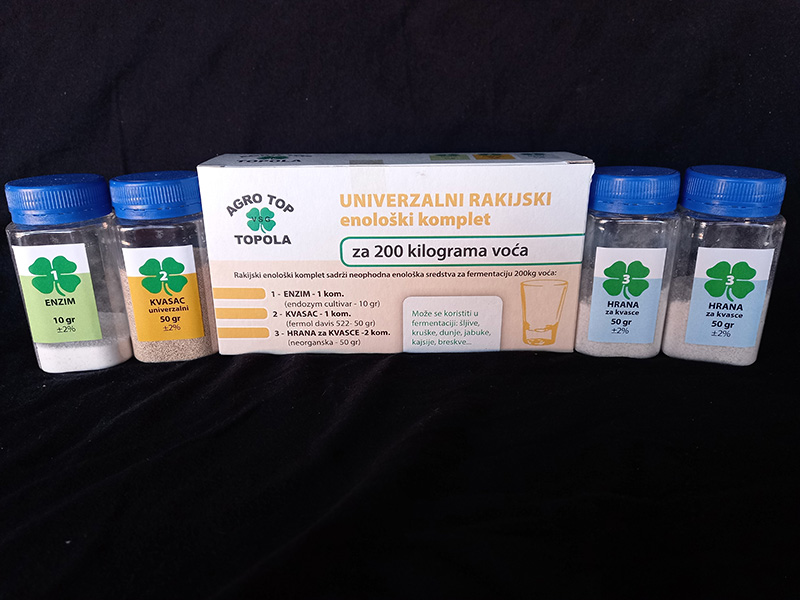 Univerzalni AT rakijski enološki komplet 200kg - Slika 2