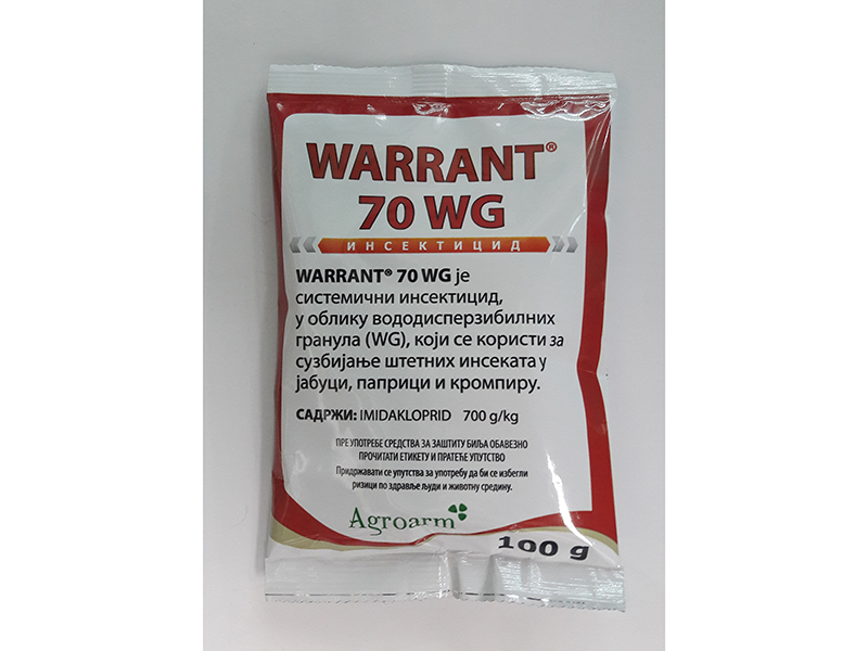 Warrant® 70 WG - Slika 1