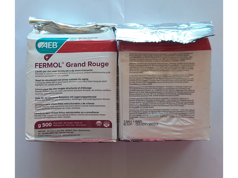 FERMOL GRAND ROUGE - uputstvo