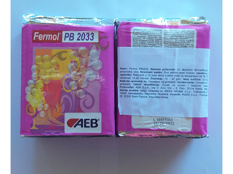 FERMOL PB 2033 - uputstvo