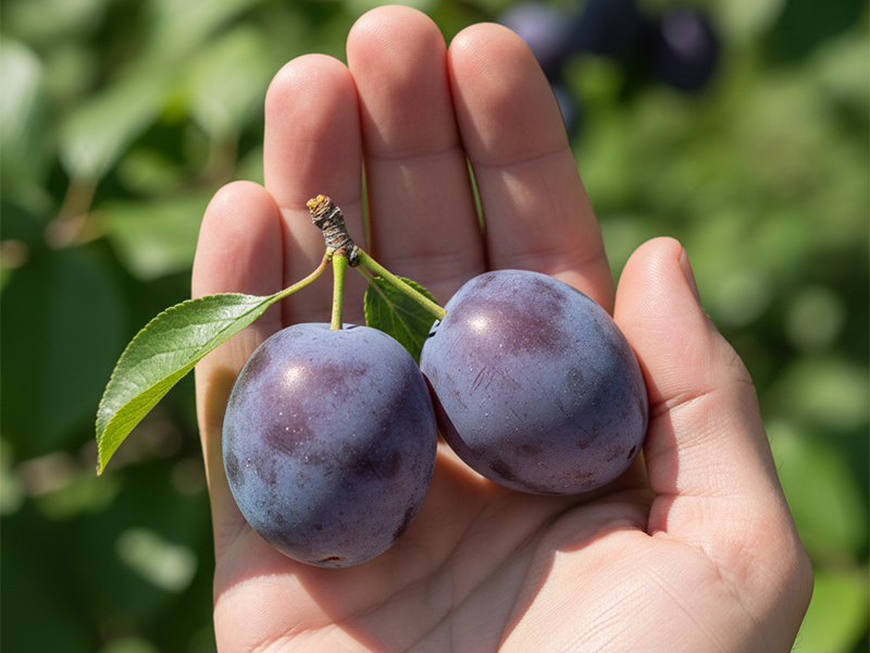 Koncept folijarne ishrane sljive